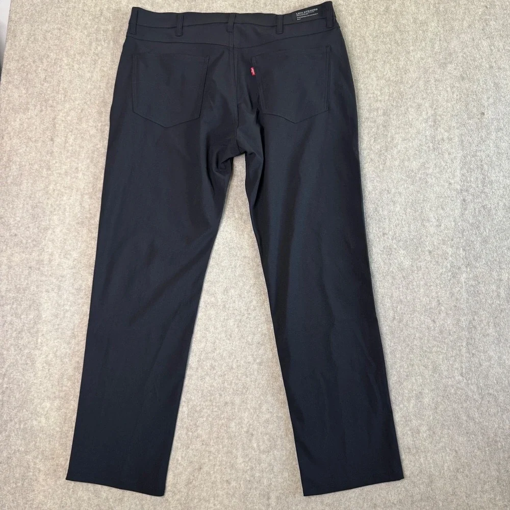 Levi 511 Slim Fit Tech Pants Mens 38x32 Black Performance Casual Workwear